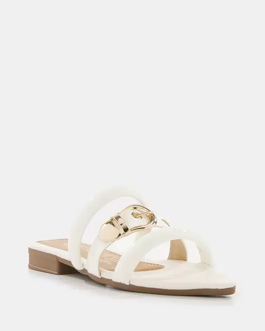 Sandalia Mule Chic Gold - 20165 - BLANCO HUESO