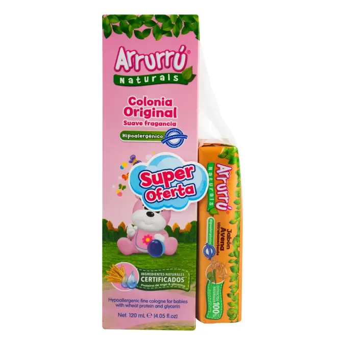 Colonia Arrurú Original Rosada 120 mL + Jabón 110 g