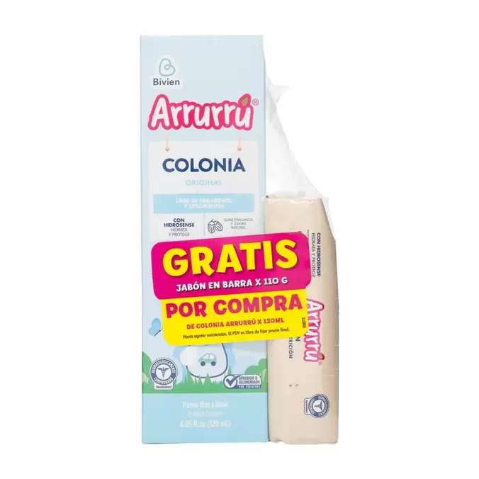Colonia Arrurú Original Azul 120 mL + Jabón 110 g