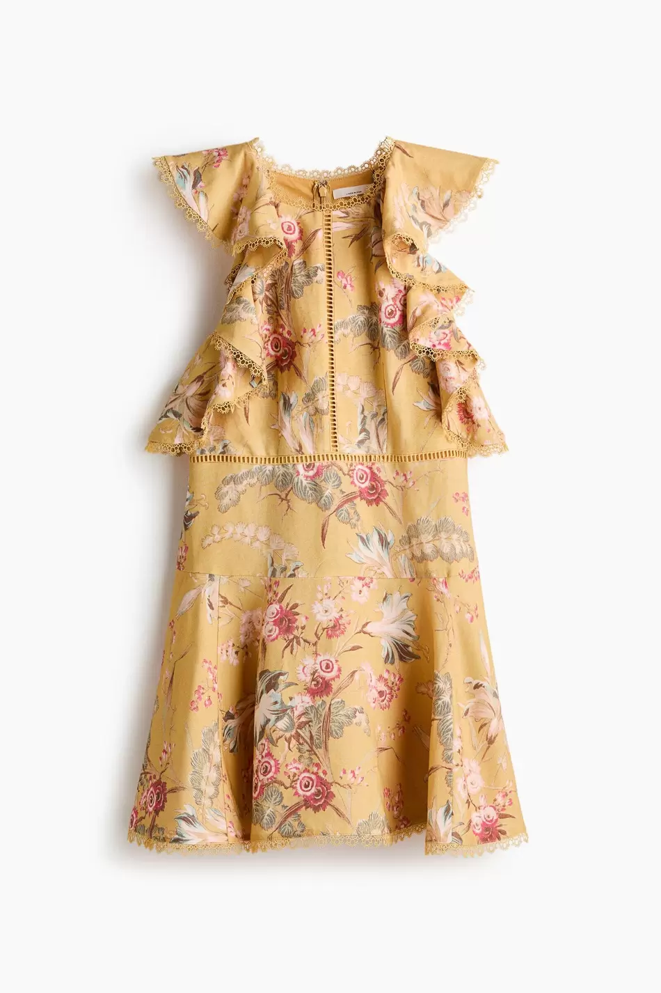 Vestido en mezcla de lino