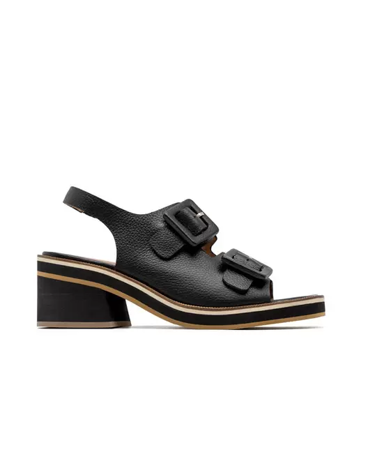 Sandalia plataforma de cuero REF SDI1724