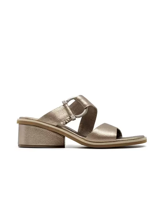 Sandalia tacon de cuero REF HLY1634