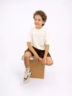 Camiseta Manga Corta Para Niño