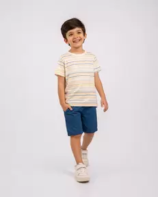 Conjunto Bermuda y Camiseta Manga Corta Para Bebé Niño