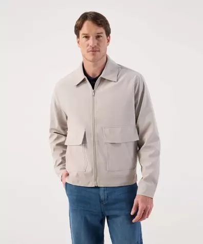 Chaqueta Ligera de Hombre Estilo Harrington