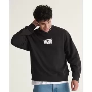 Buzo Stretch Logo Crew Hombre