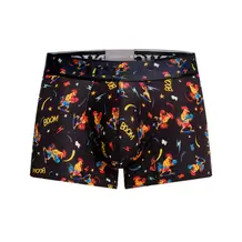 BOXER CORTO COMBATIENTE NEGRO