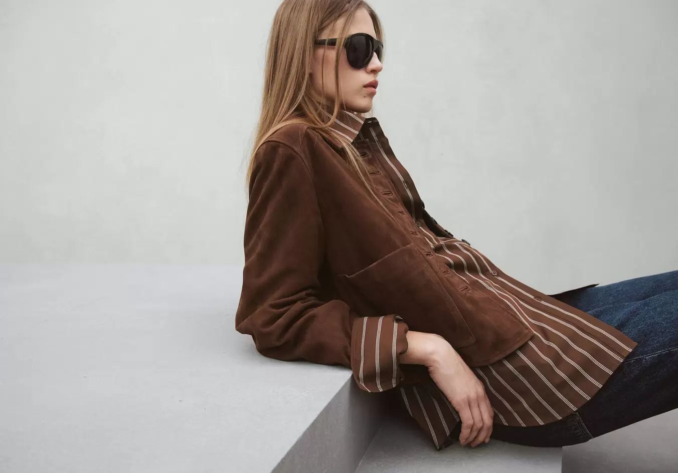 Camisa rayas bolsillo