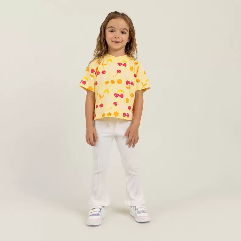 Conjunto para niña de camiseta + leggings