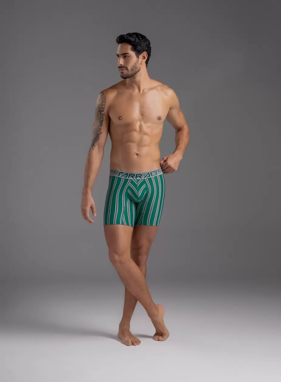BOXER LARGO MICROFIBRA RAYAS