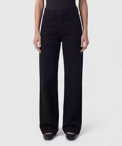 Jeans Wide Leg Tiro Alto Mujer