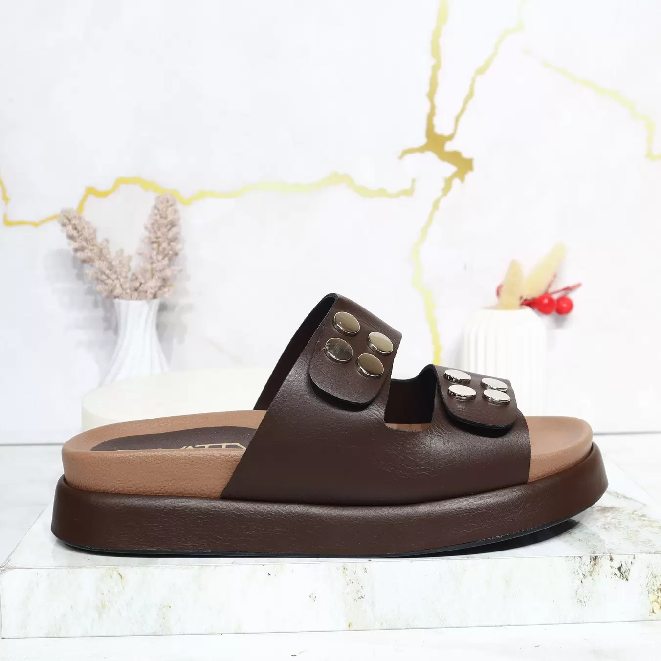 Sandalia plana para mujer 02-Z43