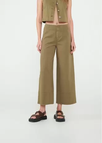 Pantalón Wide Leg con prenses