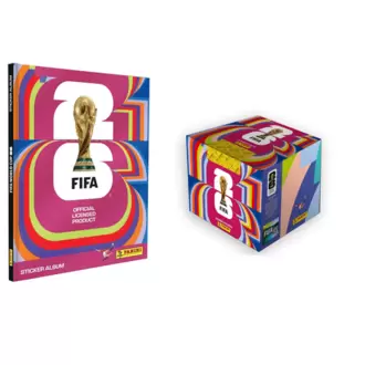 PREVENTA-Álbum Panini Pasta Dura + Caja De Laminas 104Und