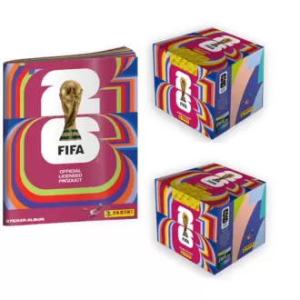 PREVENTA-Álbum Panini Pasta Blanda + 2 Caja De Laminas 104Und