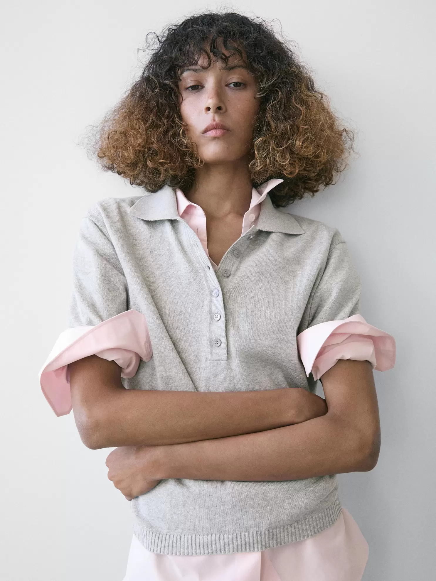 Jersey polo punto algodón