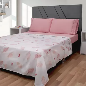 Sábanas 200 Hilos Estampadas –Libertad Rosa