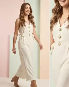 Enterizo m/s con amarre  en costados