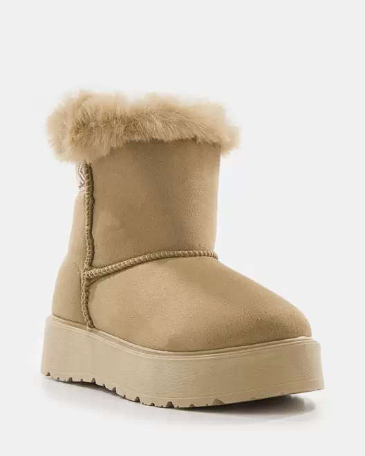 Bota Snow Luxe - 20322 - TAUPE