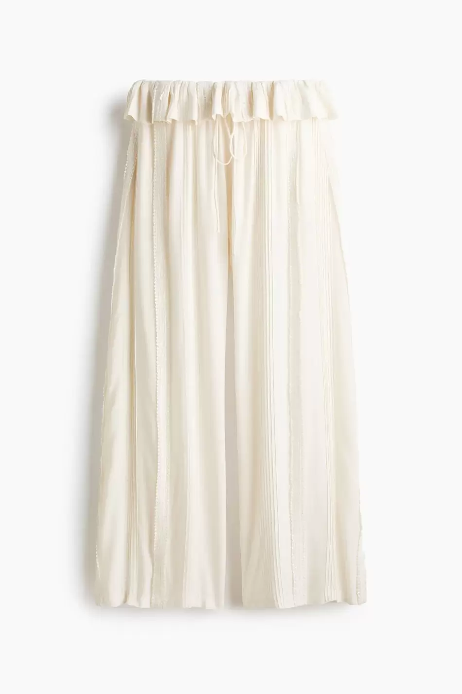 Pantalón con alforzas