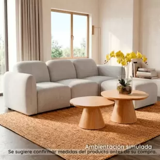 Sofá Modular Kora beige | Diseño Contemporáneo | Fábricas Unidas