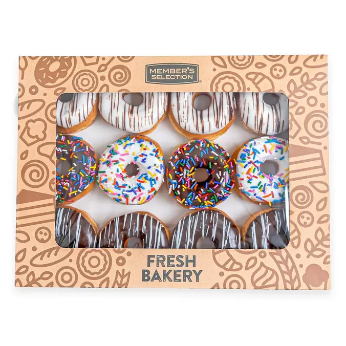 Member’s Selection Donas Surtidas Recién Preparadas 12 Unidades
