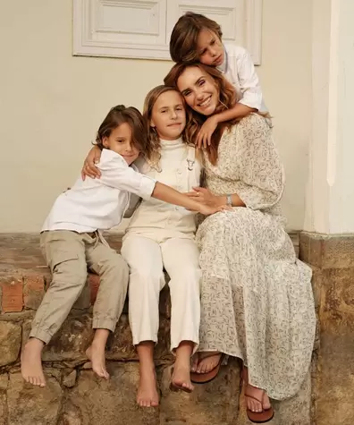 Vestido Largo Con Cintura Enresortada Para Mujer