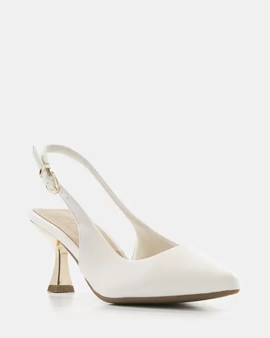 Slingback Esculpido - 20720 - BLANCO
