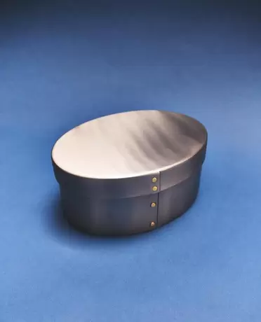 CAJA OVALADA ACERO INOXIDABLE