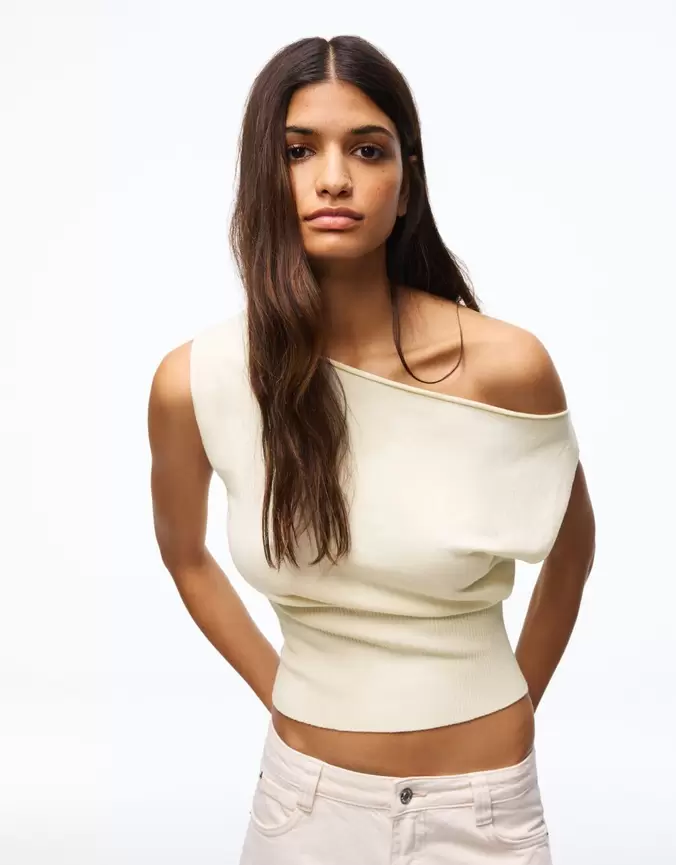 Top cuello barco