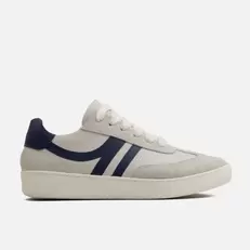 Tenis Citrico de cuero para mujer - Hueso