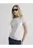Camiseta Estampada Para Mujer Marfil