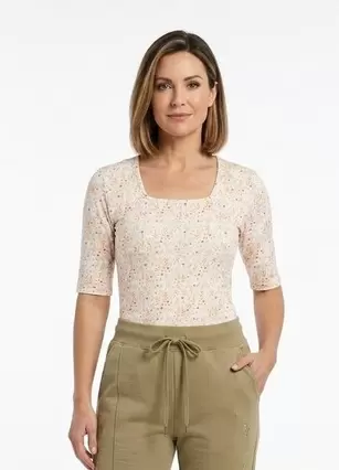 Camiseta escote cuadrado 23395A