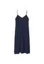 Vestido midi textura tirantes