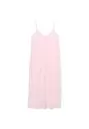 Vestido midi textura tirantes