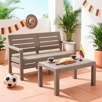 Combo Barú, 1 Sofá de 2 Puestos, 1 Mesa De Centro