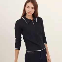 Sweater Cuello v Manga Larga