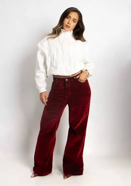 Jean wide leg velvet - 716008