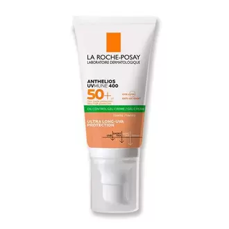 Protector Solar Facial La Roche Posay Anthelios Uvmune Oil Control Gel Con Color Spf50 + X 50ml