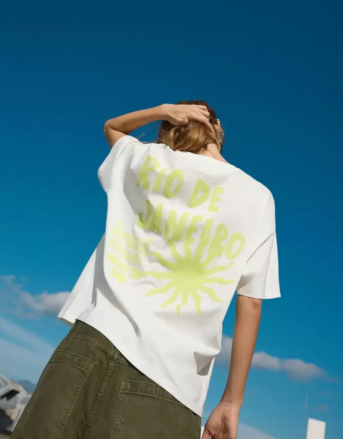 Camiseta manga corta print
