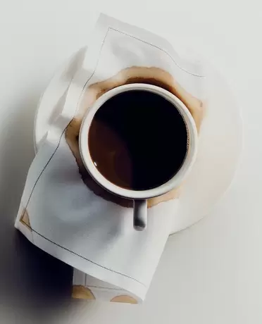 TAZA Y PLATO GRES