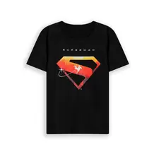 CAMISETA INFANTIL SUPERMAN JUNIOR NEGRO