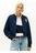 Chaqueta Azul Varsity Fleece Bomber