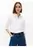 Camisa Blanca Oxford De Corte Relaxed Con Logo