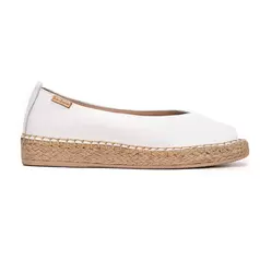 "ZOLEA" ESPADRILLES EN CUERO CON YUTE
