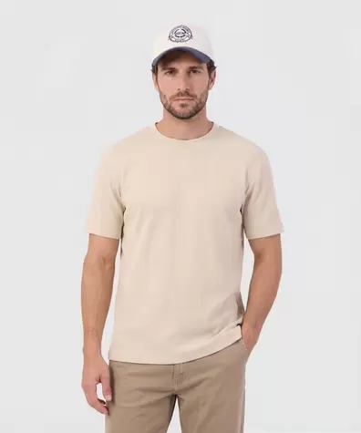 Camiseta Regular Fit Unicolor Para Hombre