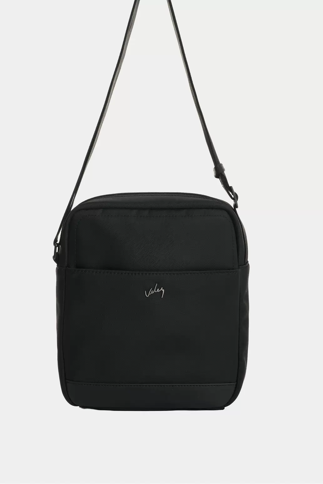 Manos libres de cuero grabado para hombre Ivory Negro