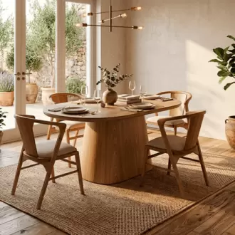 Silla de Comedor Novo plata | Madera Maciza y Diseño Ergonómico | Fábricas Unidas