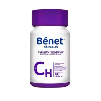 Colágeno Hidrolizado Benet X 60 Capsulas