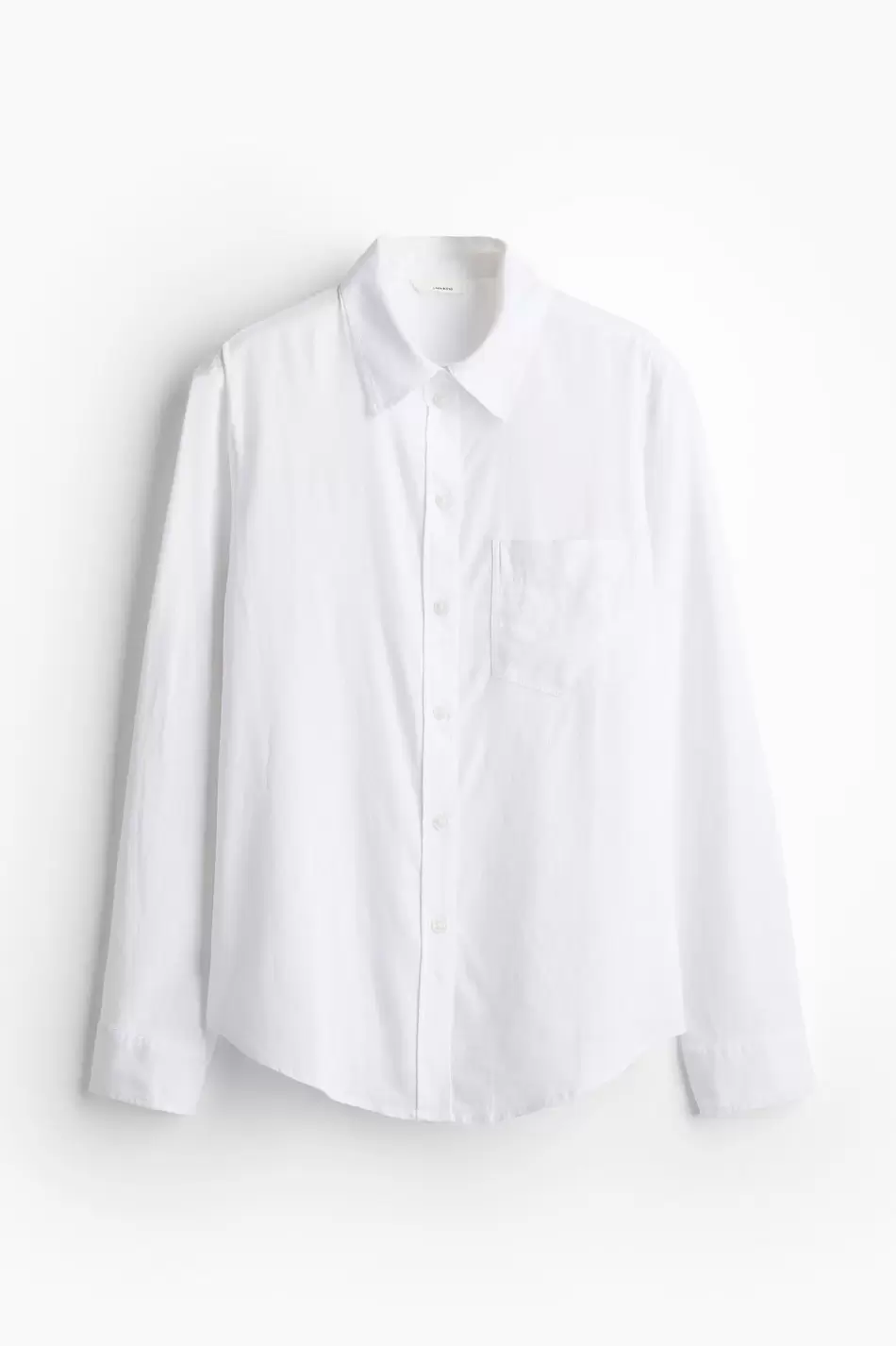 Camisa en mezcla de lino